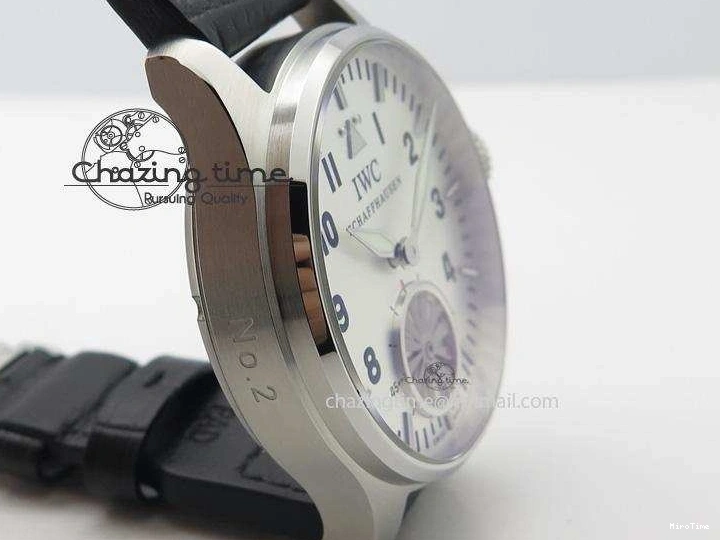 MIROTIME 0115 Big Pilot “Markus Buhler” IW5003 Turbine V6F Best Edition Silver Dial On Leather Strap A Reliable 7315